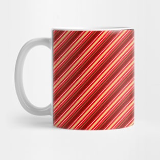 Candy Cane Stripes - Gilded Traditions - Minimalist Colorful Holidays Mug